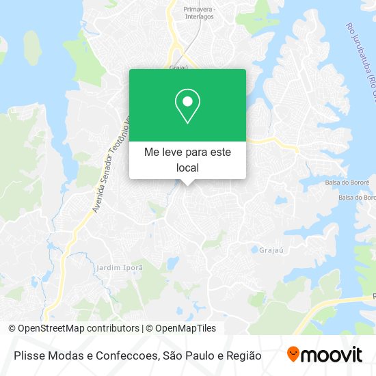 Plisse Modas e Confeccoes mapa