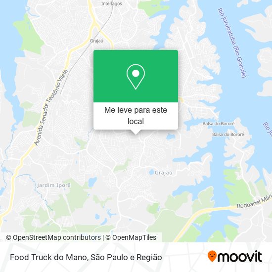 Food Truck do Mano mapa