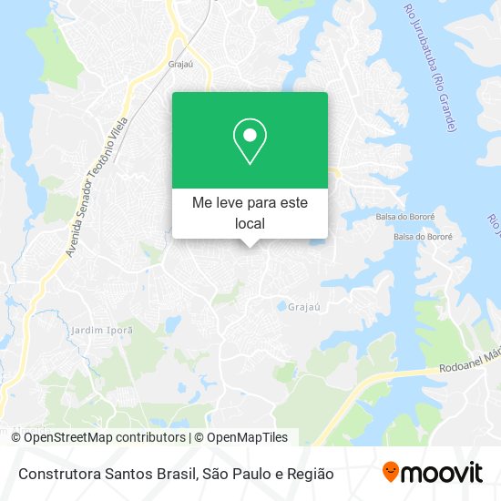 Construtora Santos Brasil mapa