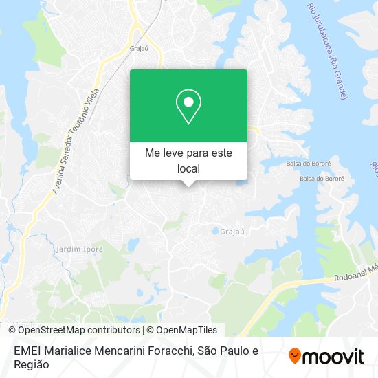 EMEI Marialice Mencarini Foracchi mapa