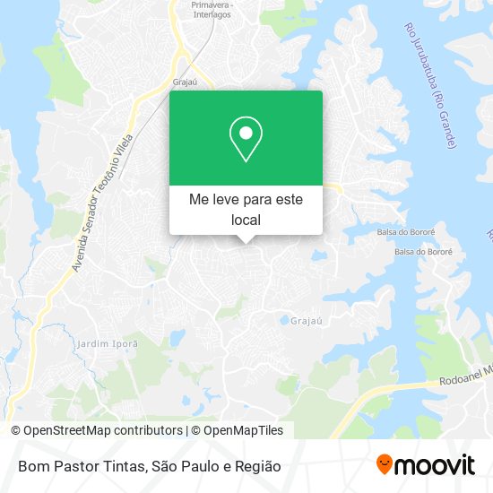 Bom Pastor Tintas mapa