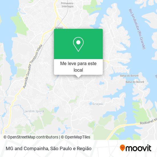 MG and Compainha mapa