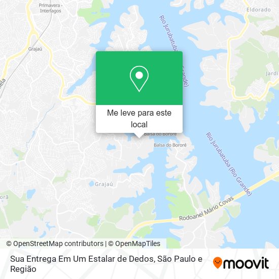 Sua Entrega Em Um Estalar de Dedos mapa