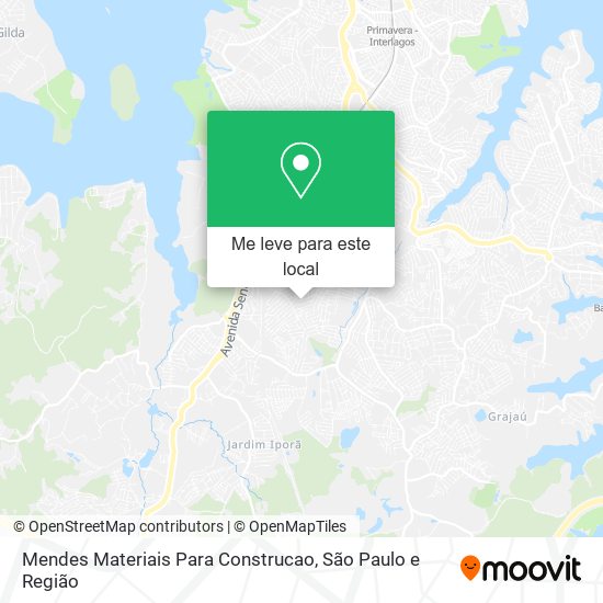 Mendes Materiais Para Construcao mapa