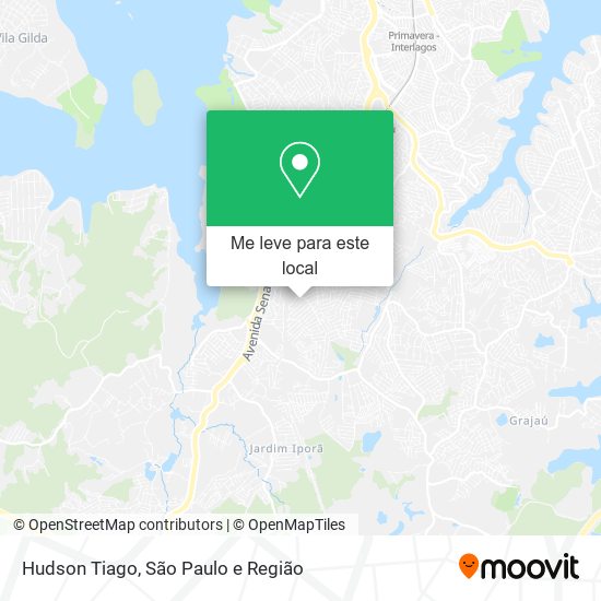 Hudson Tiago mapa