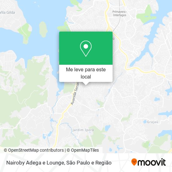 Nairoby Adega e Lounge mapa