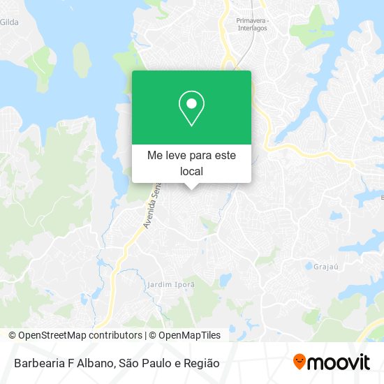 Barbearia F Albano mapa