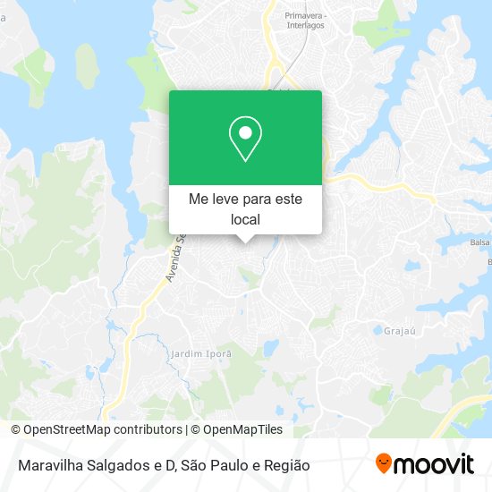 Maravilha Salgados e D mapa