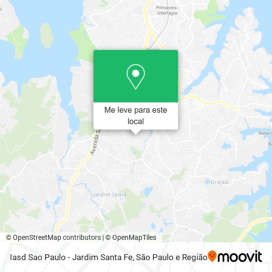 Iasd Sao Paulo - Jardim Santa Fe mapa