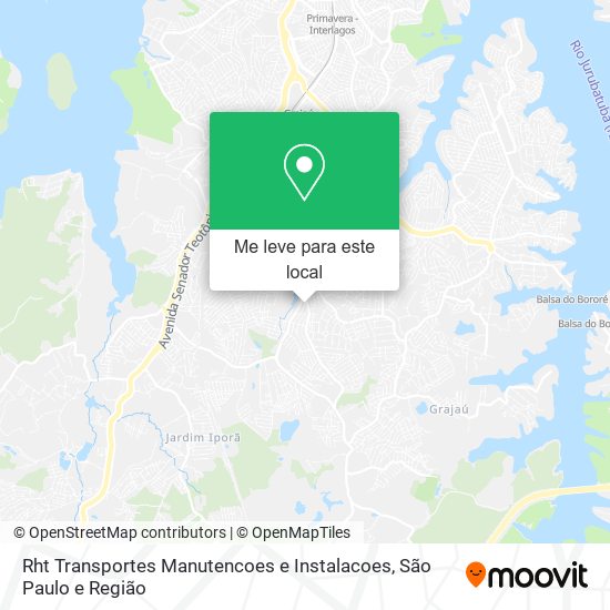 Rht Transportes Manutencoes e Instalacoes mapa