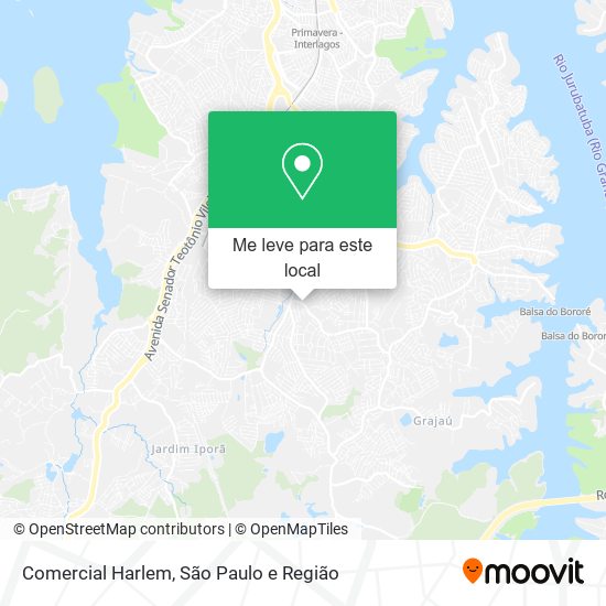 Comercial Harlem mapa