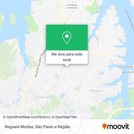 Regiane Modas mapa