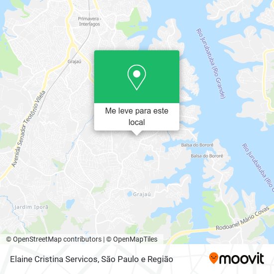 Elaine Cristina Servicos mapa