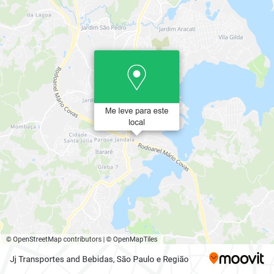 Jj Transportes and Bebidas mapa