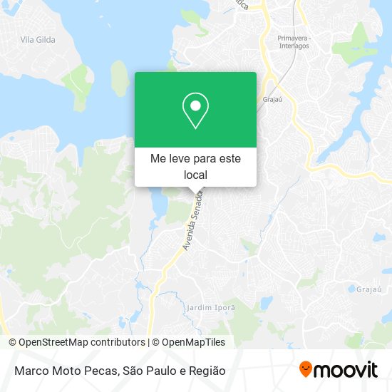 Marco Moto Pecas mapa