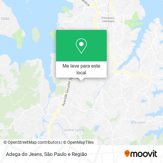 Adega do Jeans mapa