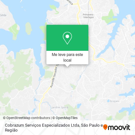 Cobrazum Serviços Especializados Ltda mapa