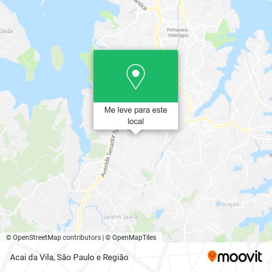 Acai da Vila mapa