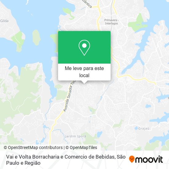 Vai e Volta Borracharia e Comercio de Bebidas mapa