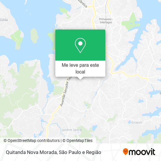 Quitanda Nova Morada mapa