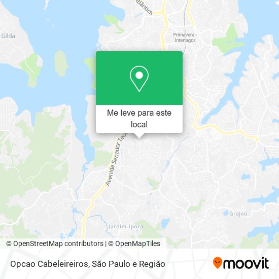 Opcao Cabeleireiros mapa