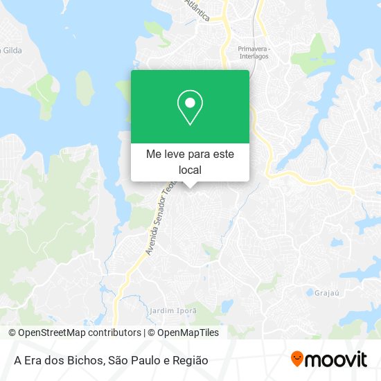 A Era dos Bichos mapa