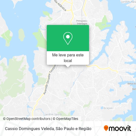 Cassio Domingues Veleda mapa