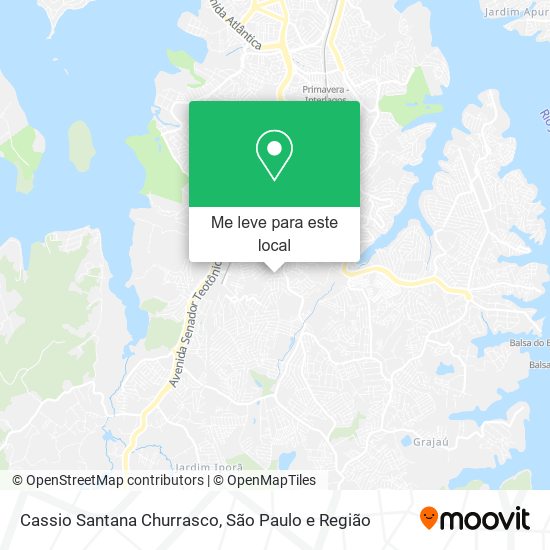 Cassio Santana Churrasco mapa