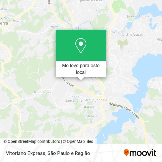 Vitoriano Express mapa