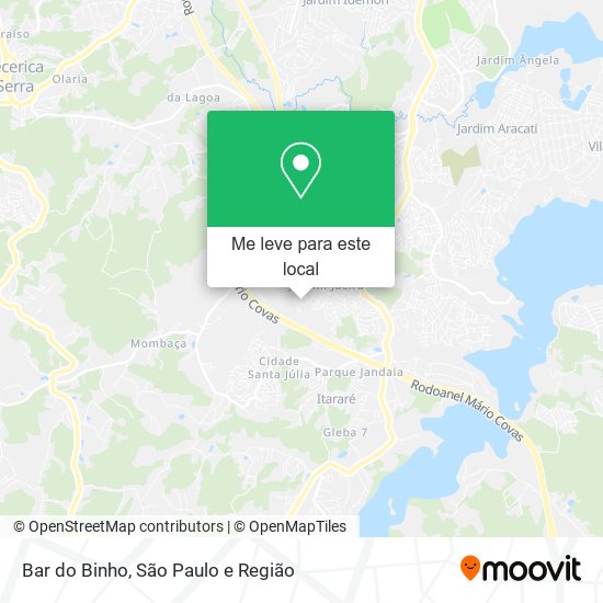 Bar do Binho mapa