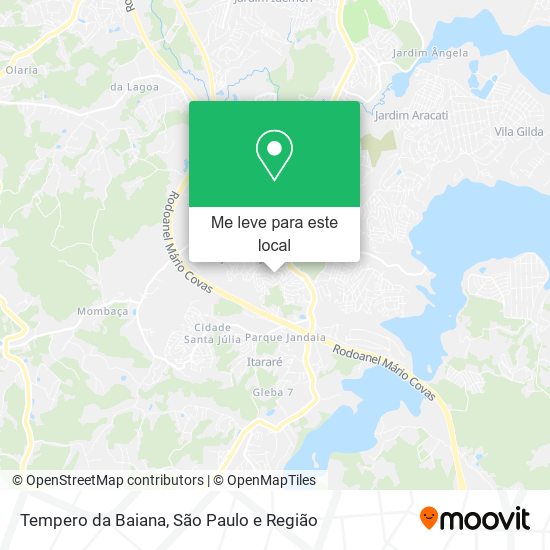 Tempero da Baiana mapa