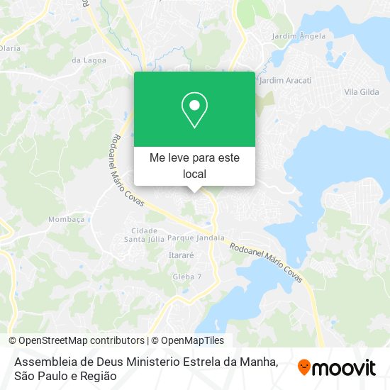 Assembleia de Deus Ministerio Estrela da Manha mapa