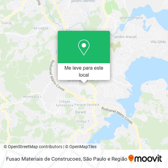 Fusao Materiais de Construcoes mapa