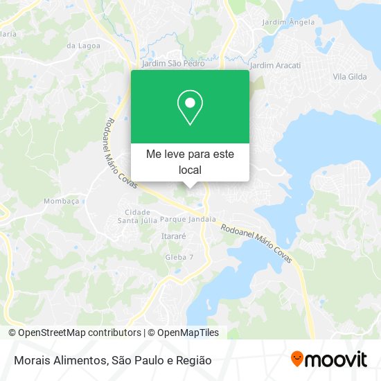 Morais Alimentos mapa