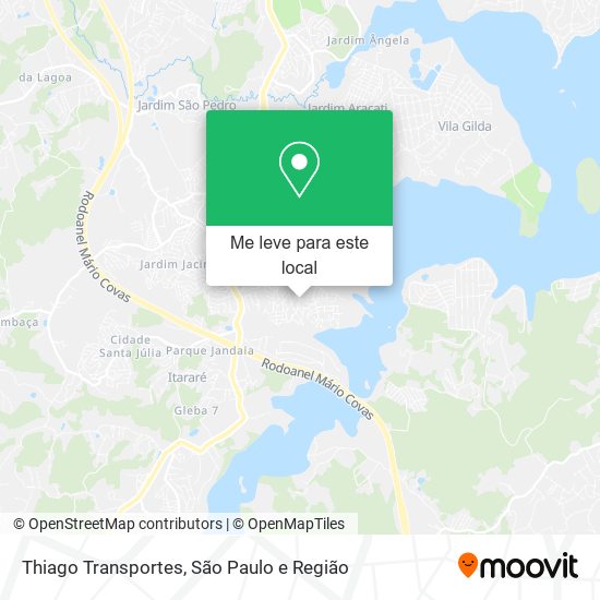Thiago Transportes mapa