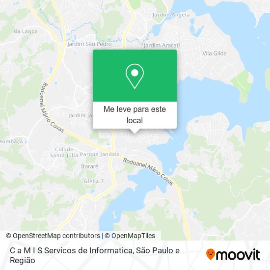 C a M I S Servicos de Informatica mapa