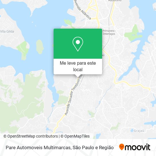 Pare Automoveis Multimarcas mapa