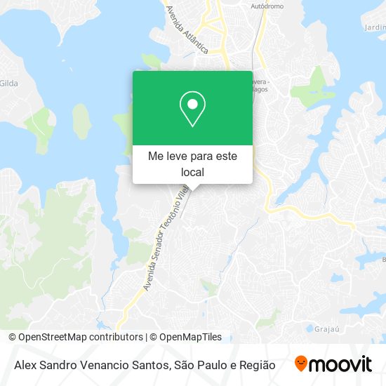 Alex Sandro Venancio Santos mapa