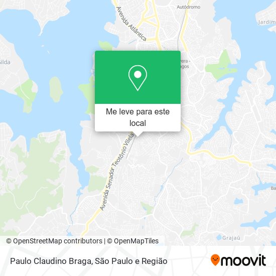 Paulo Claudino Braga mapa