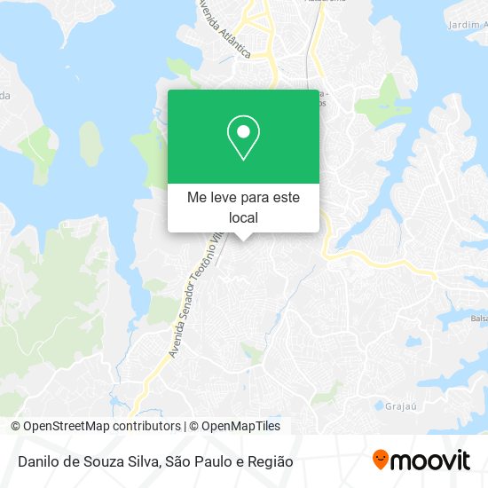 Danilo de Souza Silva mapa