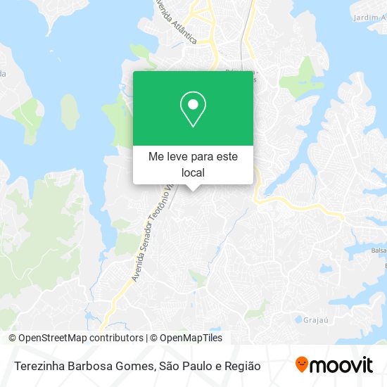 Terezinha Barbosa Gomes mapa