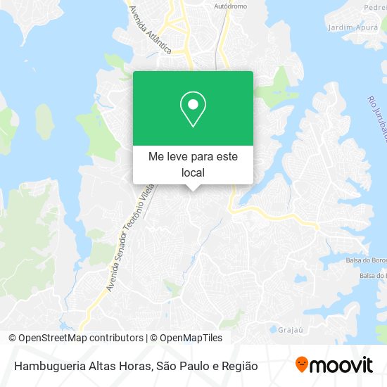 Hambugueria Altas Horas mapa