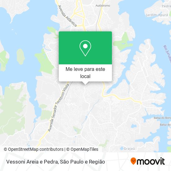 Vessoni Areia e Pedra mapa