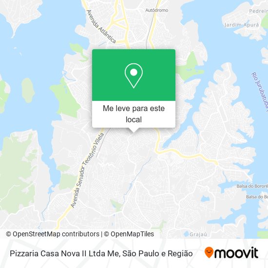 Pizzaria Casa Nova II Ltda Me mapa
