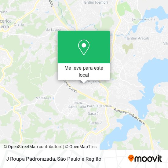 J Roupa Padronizada mapa