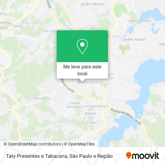 Taty Presentes e Tabacaria mapa