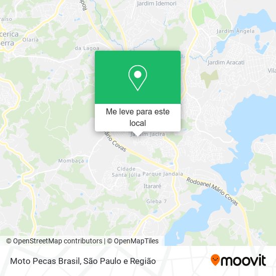 Moto Pecas Brasil mapa