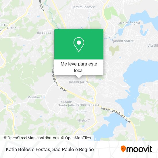 Katia Bolos e Festas mapa