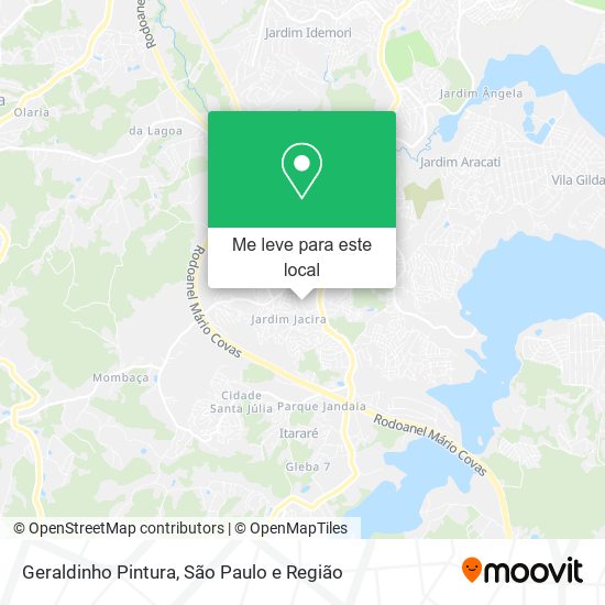 Geraldinho Pintura mapa