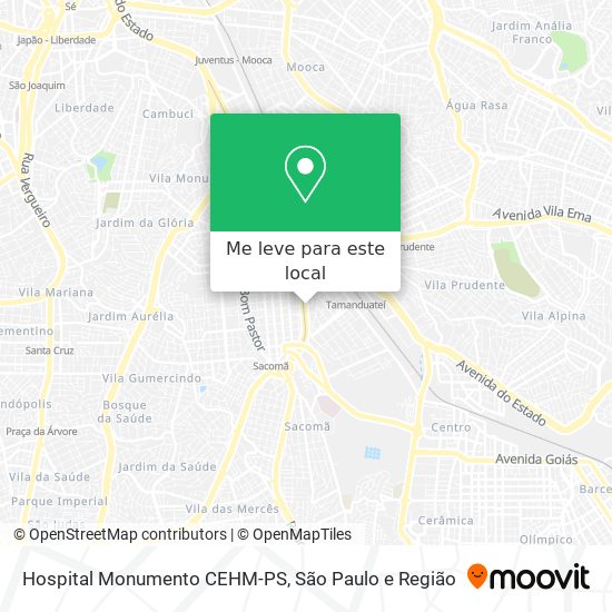 Hospital Monumento CEHM-PS mapa